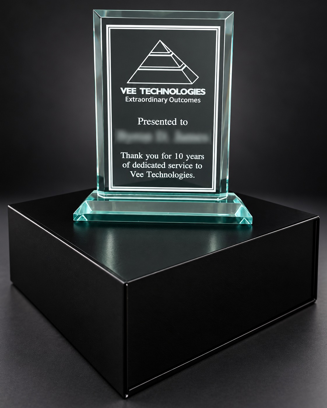 Glass service award